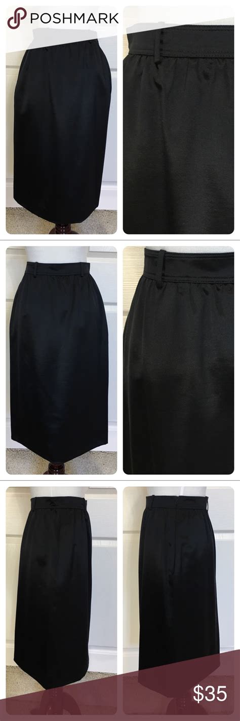 Emanuel Ungaro Black Skirt Black Skirt Skirts Ungaro