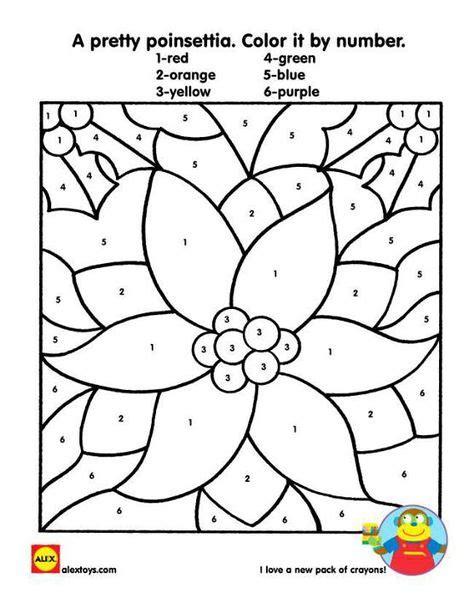 Color By Number Christmas Worksheets Spanish Christmas Christmas Sheets