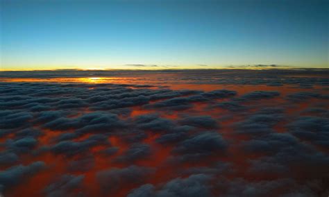 Sunset Above Clouds Hd Nature 4k Wallpapers Images Backgrounds