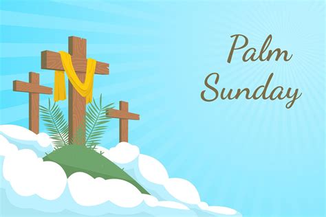 Palm Sunday Background 4629870 Vector Art At Vecteezy