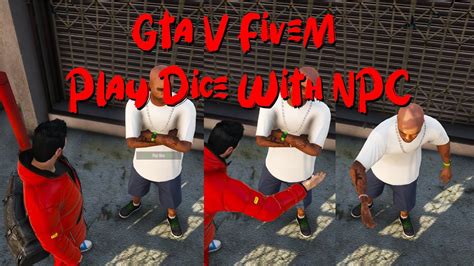 Play Dice With Npc Gta V Fivem Youtube