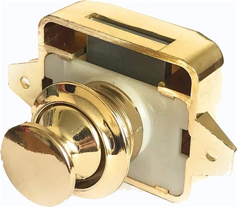 Amt Gold Key Less Push Button Cabinet Latch For Rvmotor Home Cupboard