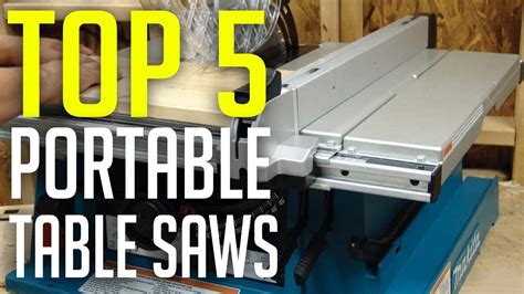 5 Best Portable Table Saws In 2019 Youtube