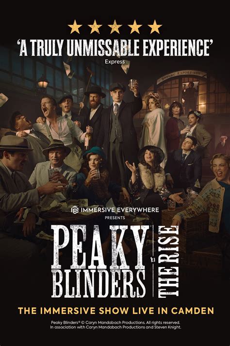 Peaky Blinders The Rise Tickets London Todaytix