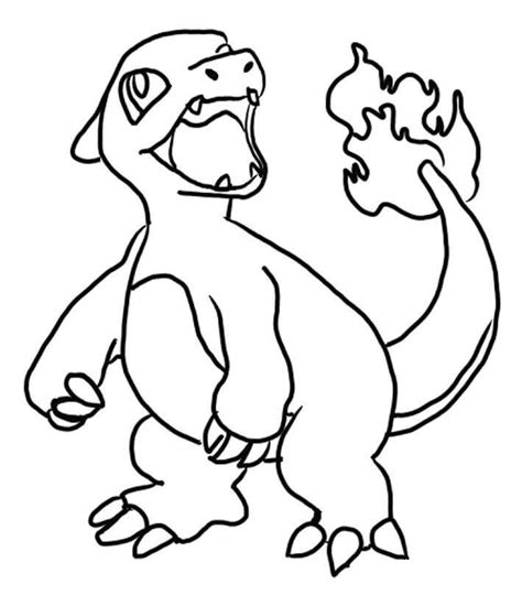 Pokemon Charmeleon Coloring Page Free Printable Coloring Pages For Kids