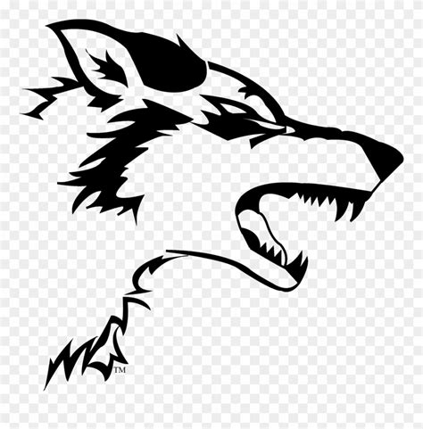 Ornamental vintage wolf predator, black and white tattoo, decorative. Black And White Wolf Drawing at PaintingValley.com | Explore collection of Black And White Wolf ...