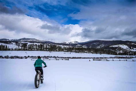 Winter Fat Tire Biking Devils Thumb Ranch Colorado