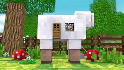 How To Live Inside A Sheep In Minecraft Youtube