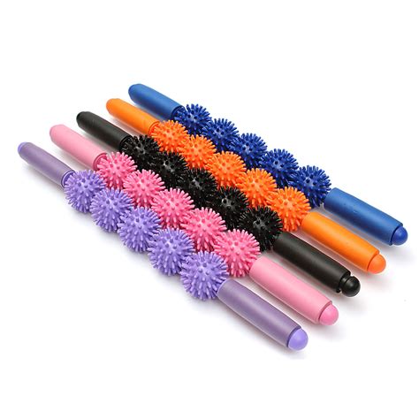 Yoga Spiky Ball Trigger Point Muscle Therapy Stick Roller Spikey