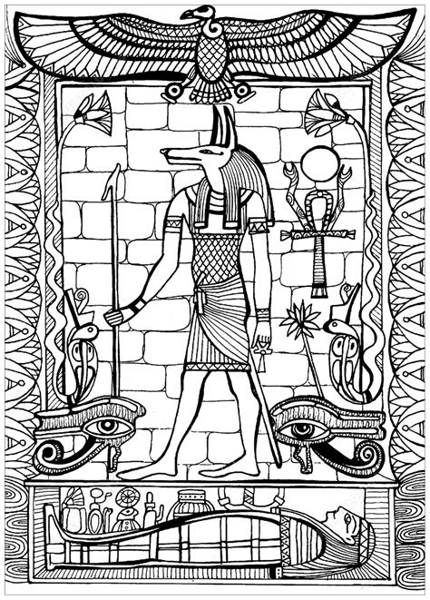 Anubis God Of Ancient Egypt Anubis God Associated With The