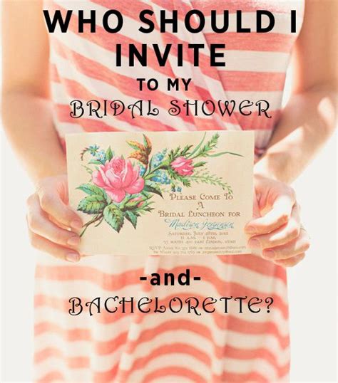 Just Who Exactly Is Invited Bridal Shower And Bachelorette Guest List