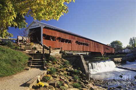 Bridgeton Covered Bridge Fm000064 Photograph By Daniel Dempster