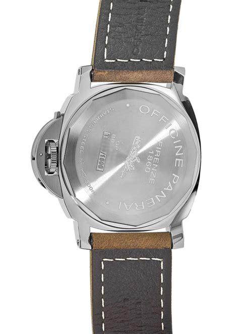 Panerai Luminor Marina 8 Days Acciaio 44mm Leather Strap Mens Watch