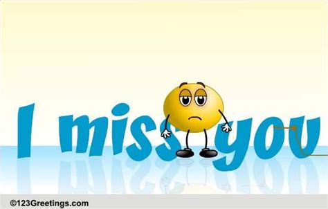 A Cute Miss You Card Free Miss You Ecards Greeting Cards 123 Greetings