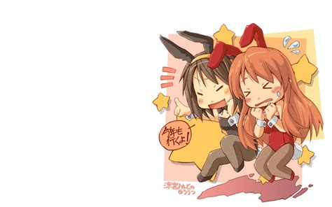 Animalears Asahinamikuru Brownhair Bunnyears Bunnygirl Longhair