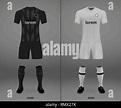 Kit de fútbol Eintracht Frankfurt, camisa plantilla para un jersey de ...