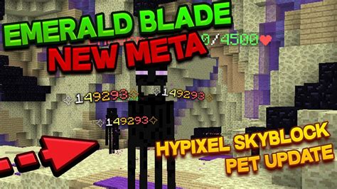 A sword is any melee weapon which has a sword tag, regardless of its shape or ability. The EMERALD BLADE is now the BEST WEAPON on Hypixel skyblock - YouTube