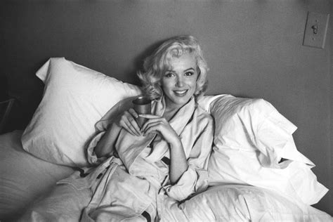 Marilyn Monroe In Bed Sticking Her Tongue Out The Cut
