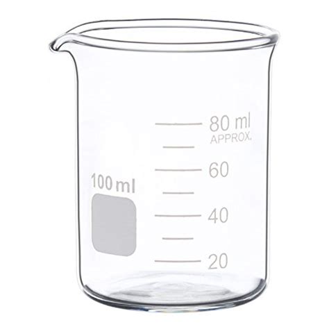 Glass Measuring Low Form Beaker Set 50ml 100ml 250ml Glass Graduated