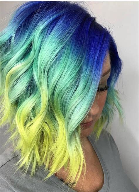60 Cool And Trendy Color Hairstyles Ideas In 2019 Vivid Hair Color