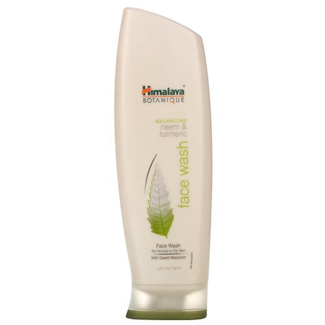 Himalaya Botanique Neem Turmeric Face Wash Fl Oz Ml Iherb