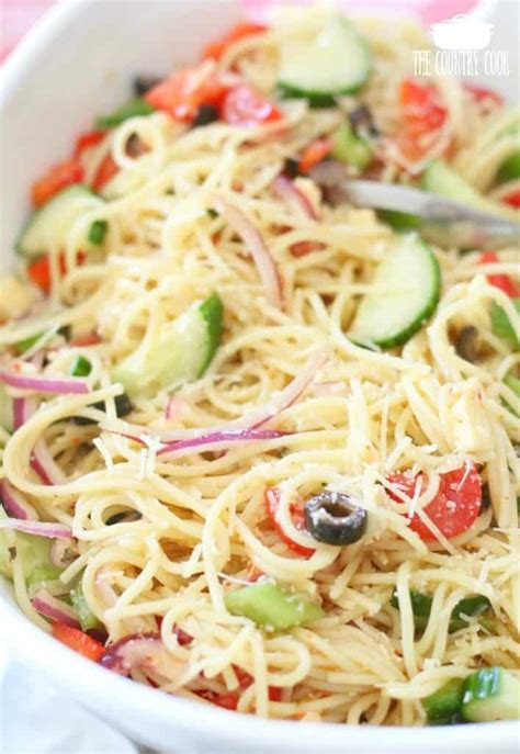 Summer Spaghetti Salad Video Recipe Spaghetti Salad Spaghetti