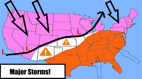 Upcoming Huge Storms To Bring Severe Weather Youtube