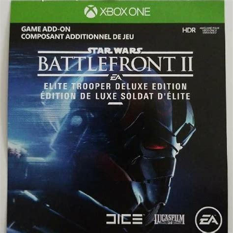 Star Wars Battlefront 2 Deluxe Edition Upgrade Xbox One Games Gameflip