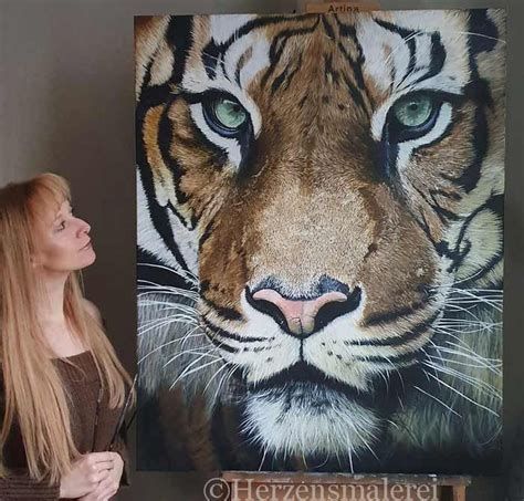 Artist Paints Hyper Realistic Portraits Of Animals Trendy Art Ideas