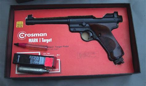 Crosman Mk1 Target Pistol W Box Papers Exc