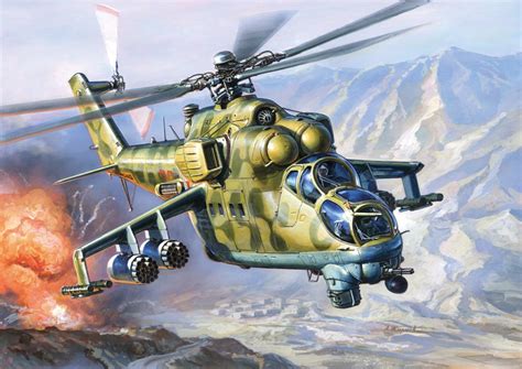 Wallpapers Helicopters Painting Art Army