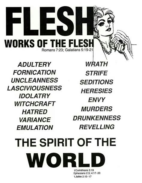 Galatians 519 21king James Version Kjv 19 Now The Works Of The Flesh