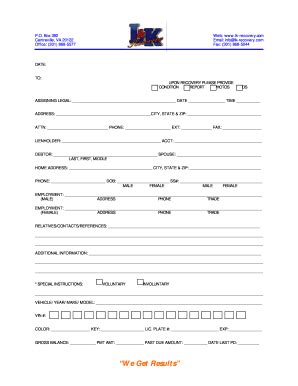 This allows consumers to find and buy any car model for less than what they expect to pay when buying it from a dealership. Repossession Order - Printable and Fillable, Blank PDF Sample