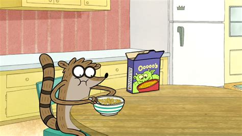 Image S6e04180 Rigby Eating Cerealpng Regular Show Wiki Fandom