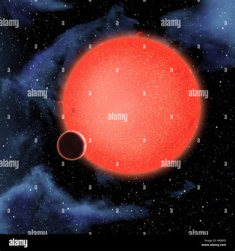 Exoplanet Gj 1214b Illustration Stock Photo Alamy