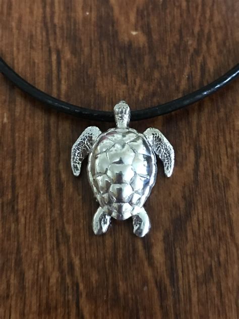 Sea Turtle 3d Pendant Necklace Darcizzle Offshore