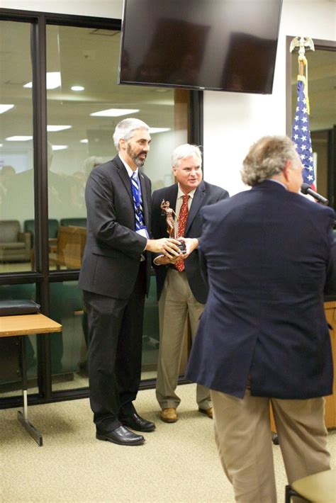 District Attorney Warren Montgomery Gives Special Award To Local Judge