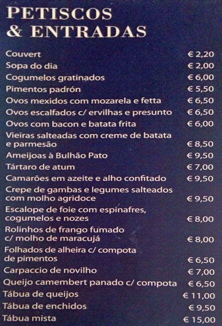 Oporto Café Menu Menu De Oporto Café Foz Porto Zomato Portugal