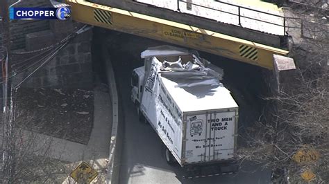 Truck Slams Into Railroad Overpass In Radnor 4th Incident Since November 6abc Philadelphia