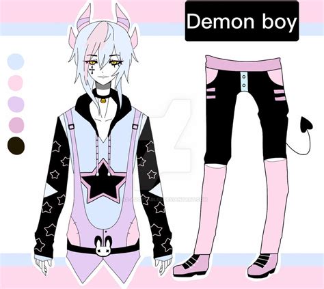 Pastel Goth Demon Boy Closed By As Adoptables On Deviantart