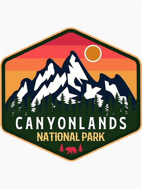 Canyonlands National Park Sticker By Artist Sign Redbubble