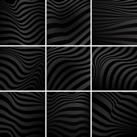 Set Of Black Abstract Background Vectors Download Free Vectors