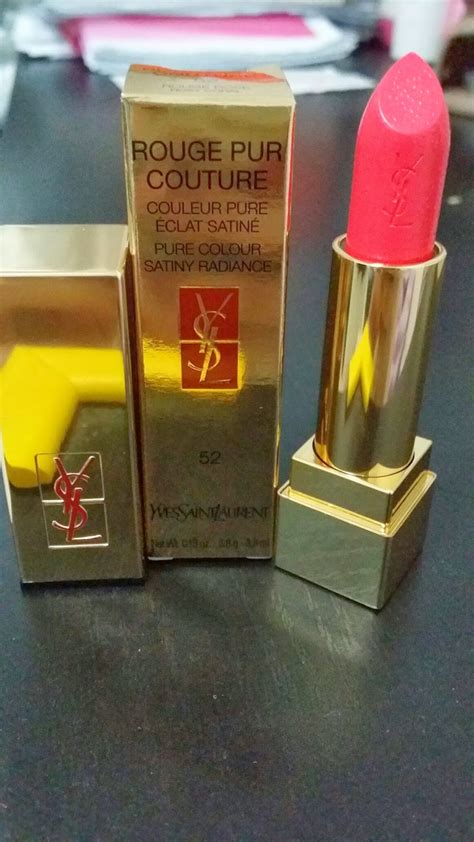 Just Some Stuffs Ysl 52 Rouge Pur Couture Lipstick Review My Love