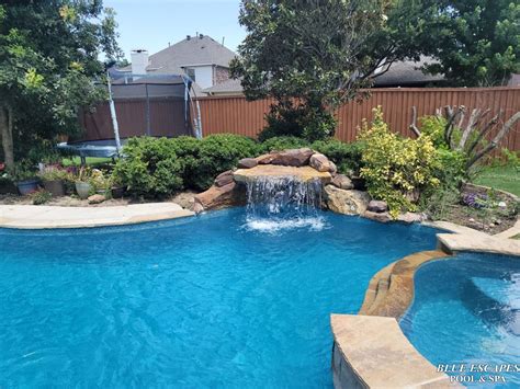 Grottos For Swimming Pools In Plano Texas Blue Escapes Pool And Spa