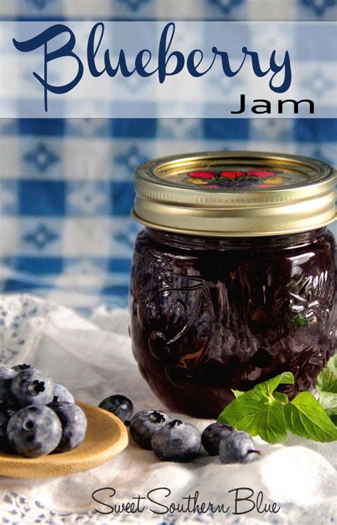 Making Blueberry Jam Sweet Southern Blue Blueberry Jam Recipes
