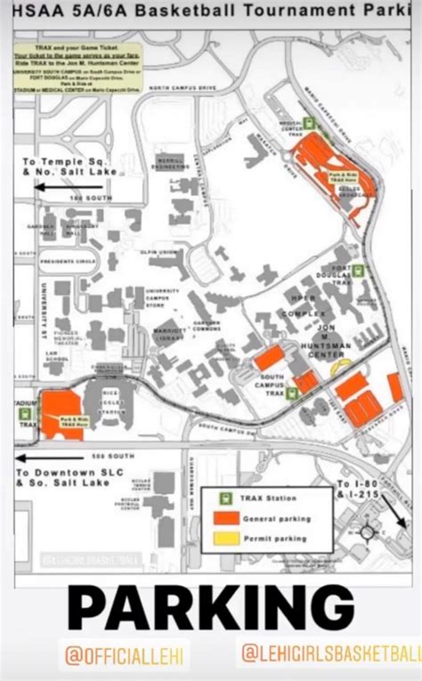 University Of Utah Campus Map Printable