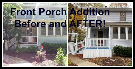 Pin On Small Front Porch Remodel Before And After Pictures