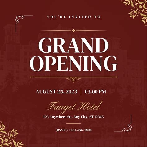 Customize 88 Grand Opening Invitation Templates Online Canva
