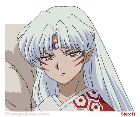How To Draw Sesshomaru From Inuyasha In 2021