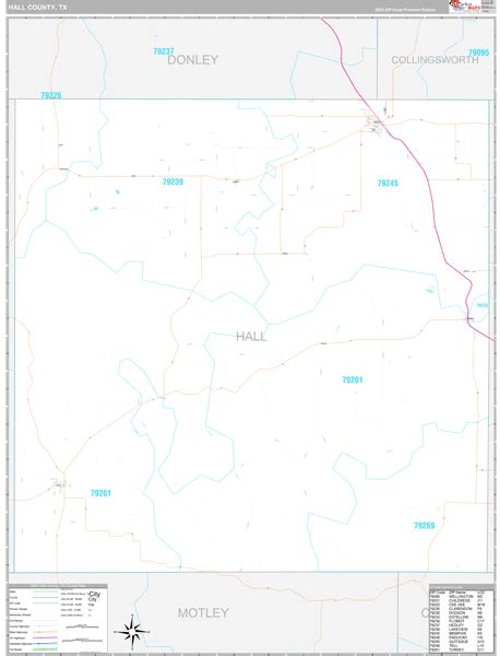 Hall County Tx Maps